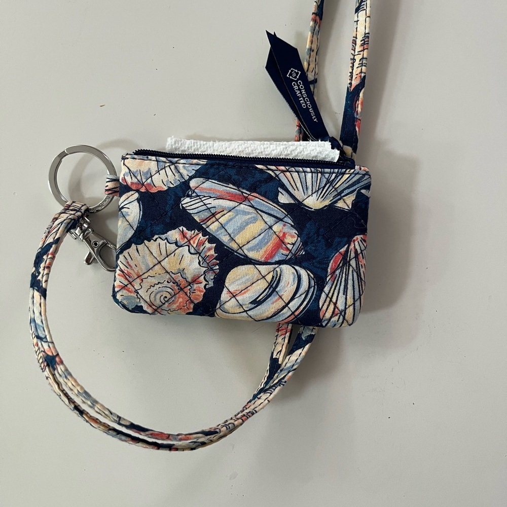 Navy Seashell Print Women's Bag